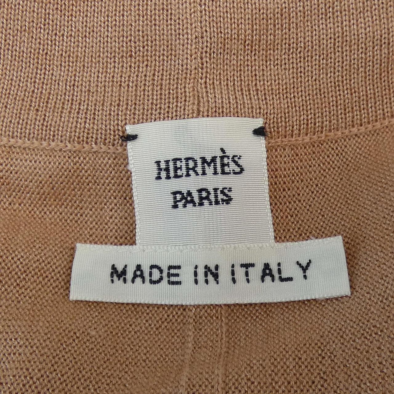 エルメス HERMES ETUDE POUR UNE PARURE DE GALA *86-7710 ツイルレーヌ ロングカーディガン