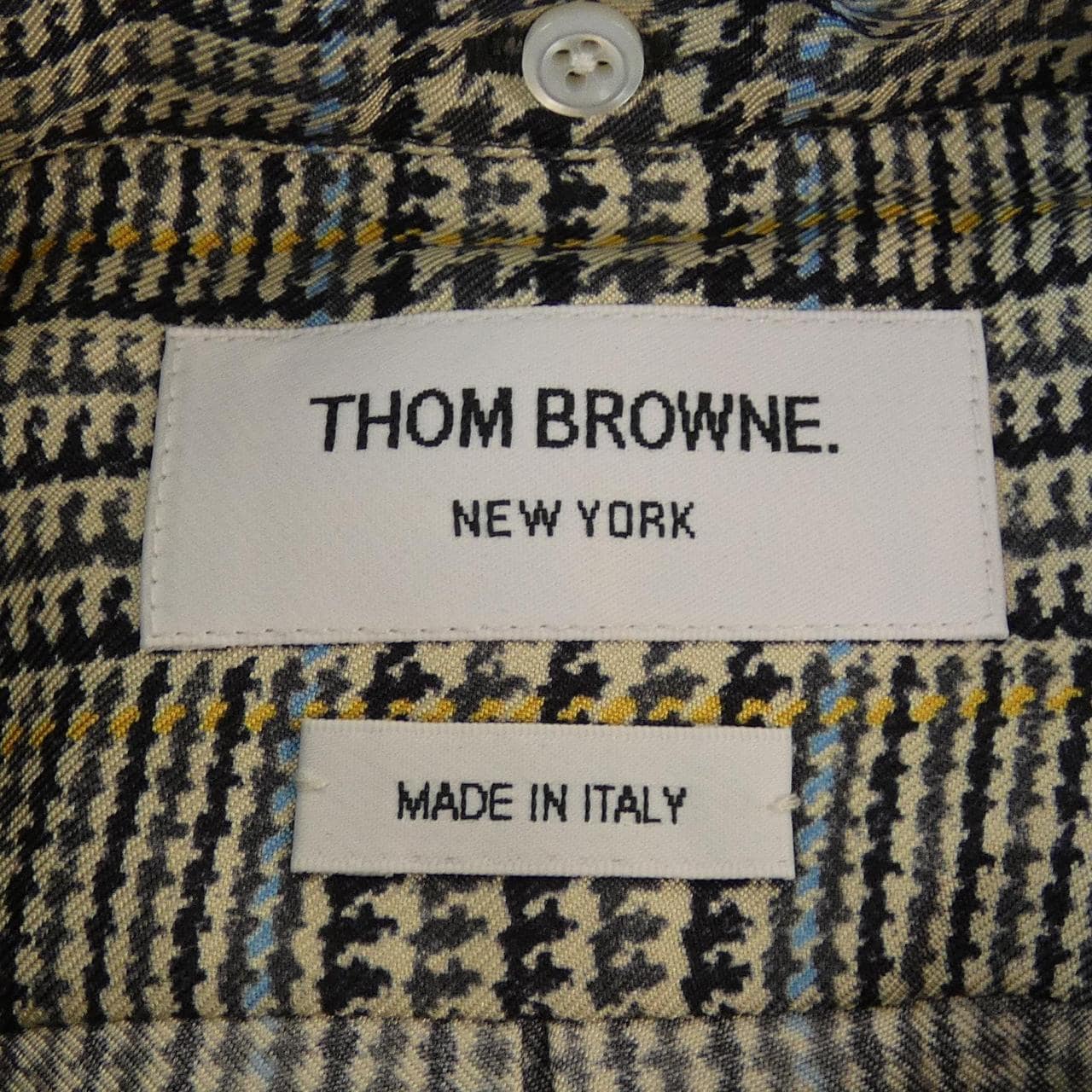 トムブラウン THOM BROWNE ハンティング ツイード シルクツイル FLL210A シャツ