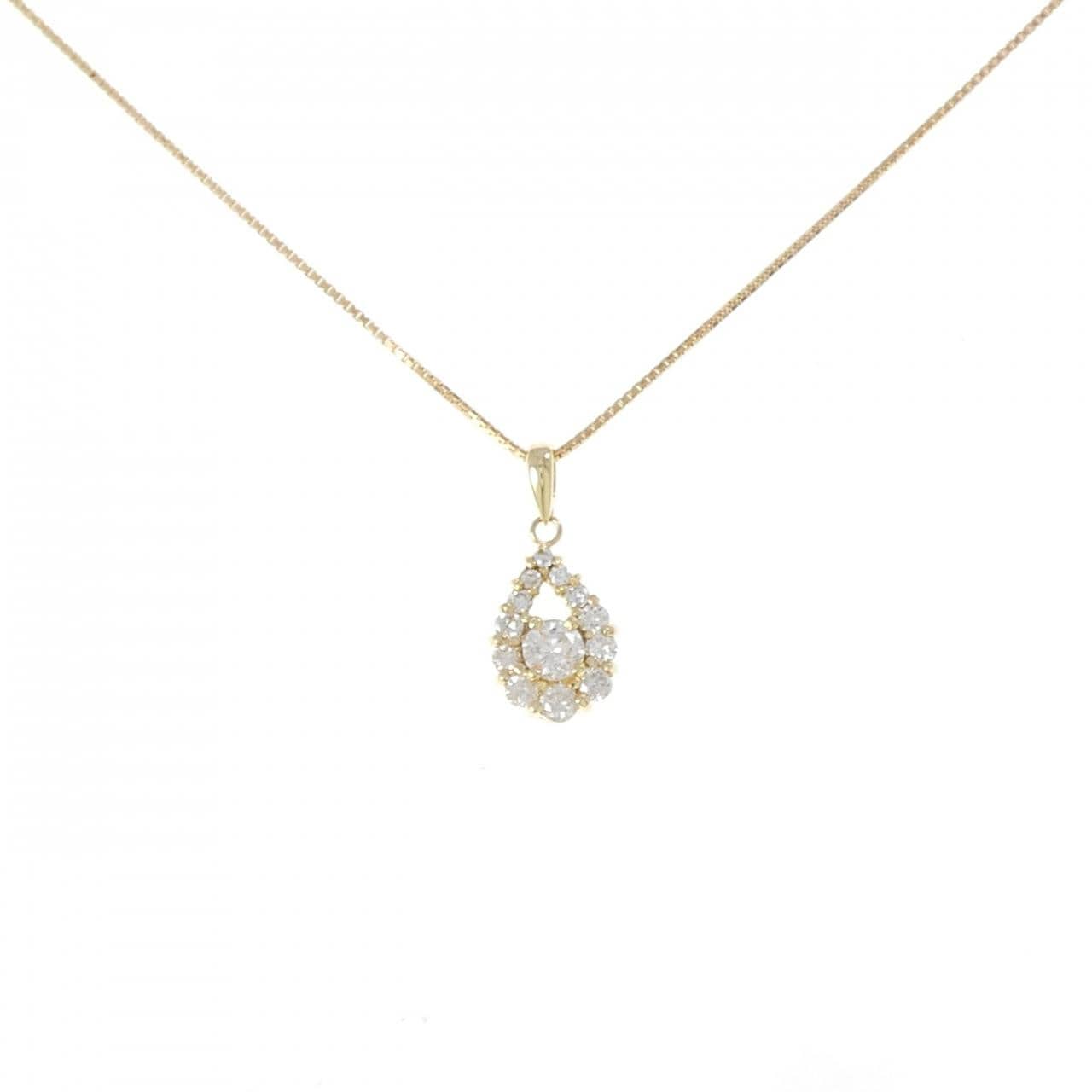 K18YG ダイヤモンド ネックレス 0.50CT