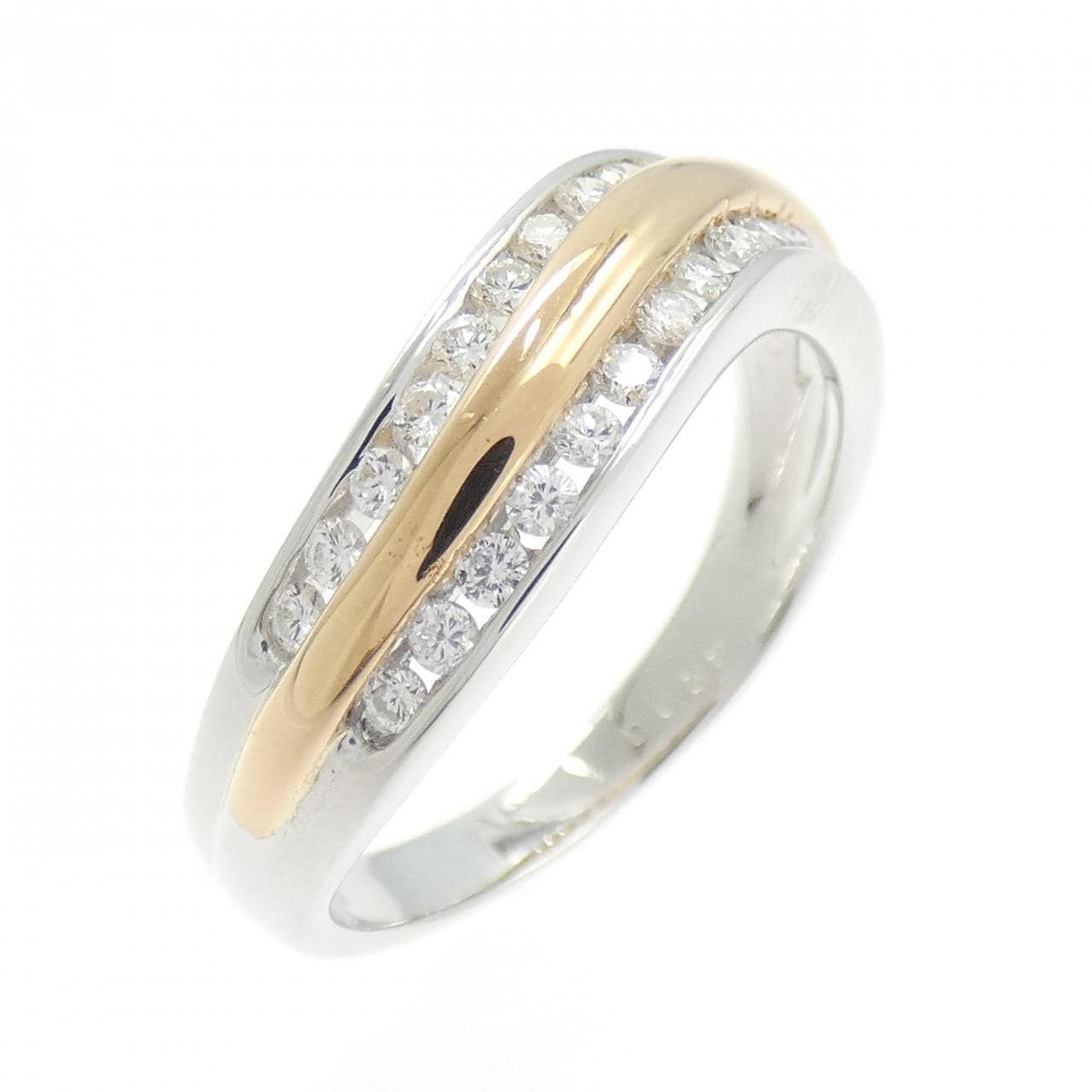 K18WG/K18PG ダイヤモンド リング 0.38CT