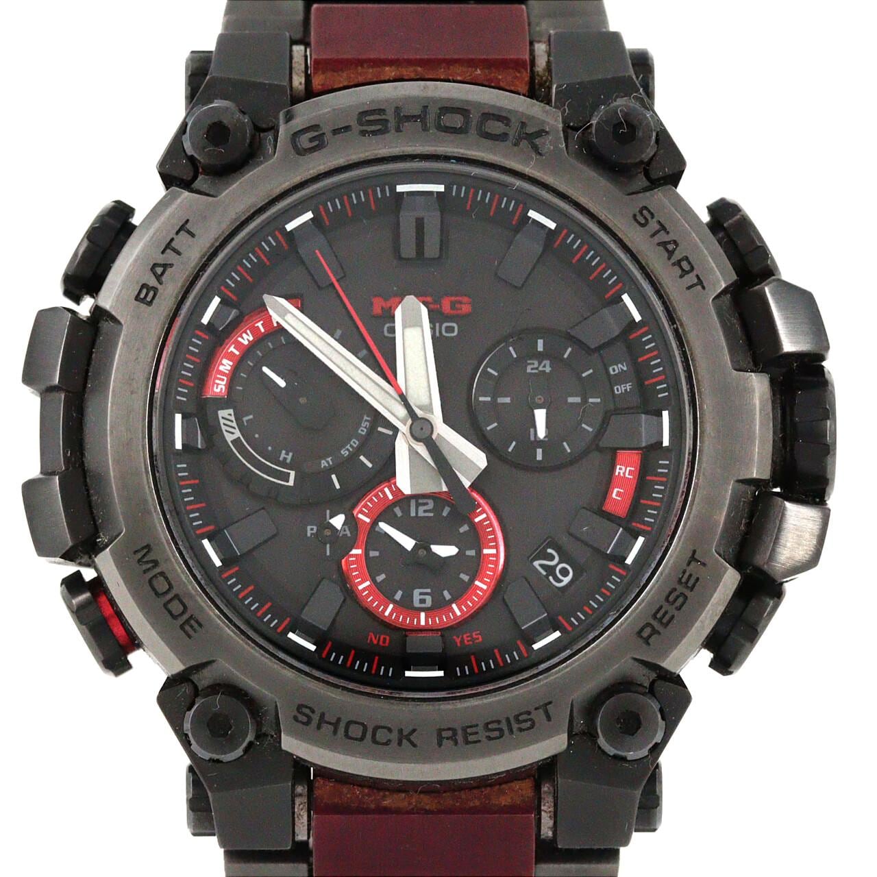 カシオ G-SHOCK･MT-G 電波時計 MTG-B3000BD-1AJF SSxカーボン ソーラークォーツ