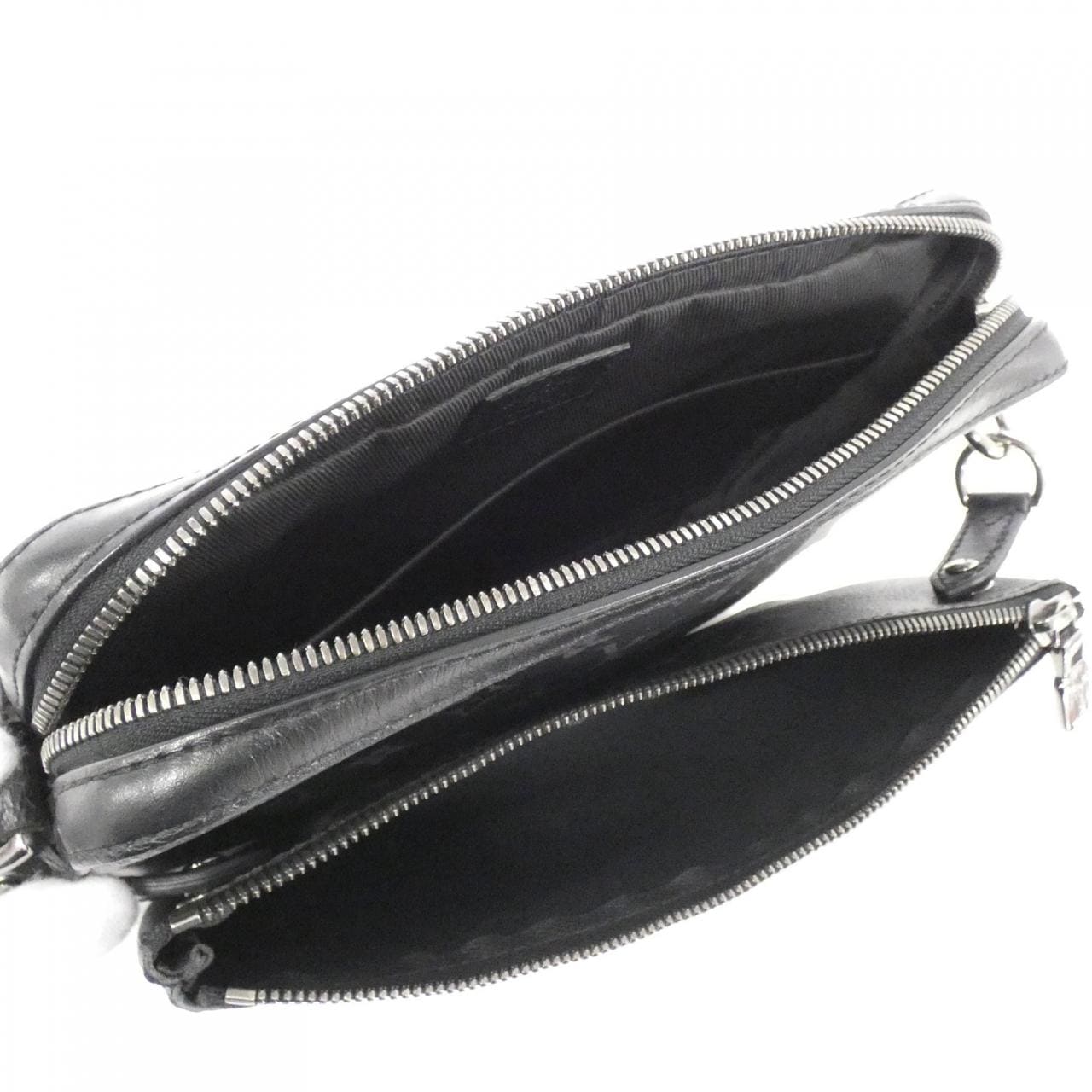 LOUIS VUITTON Monogram Eclipse Reverse Trio 邮差包 M69443 单肩包