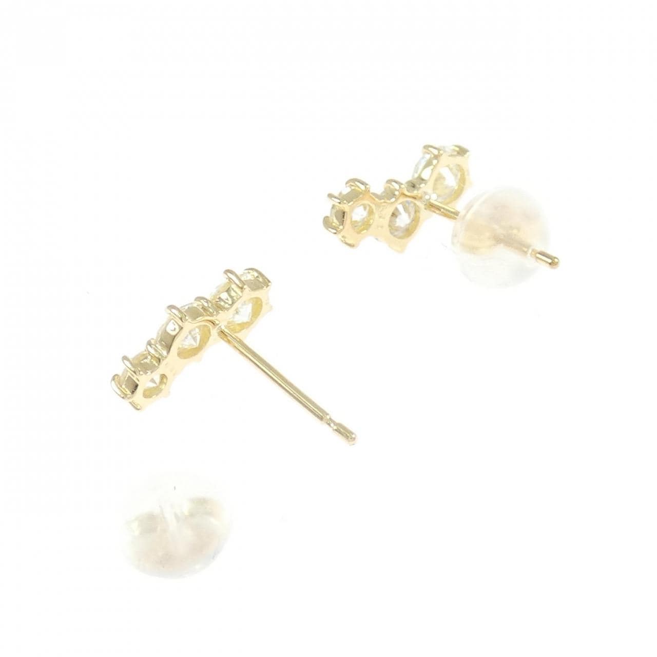 【リメイク】K18YG ダイヤモンド ピアス 0.70CT