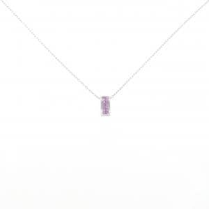 K18WG サファイヤ ネックレス 0.35CT