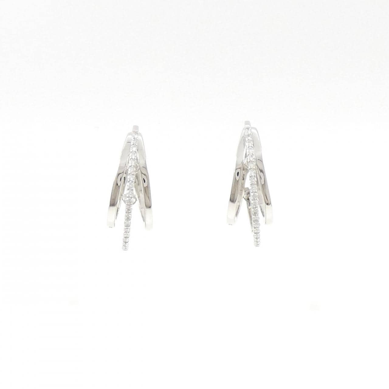 【新品】PT900 ダイヤモンド ピアス 0.24CT