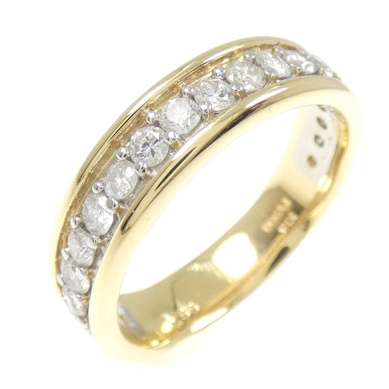 K18YG/PT900 ダイヤモンド リング 1.00CT