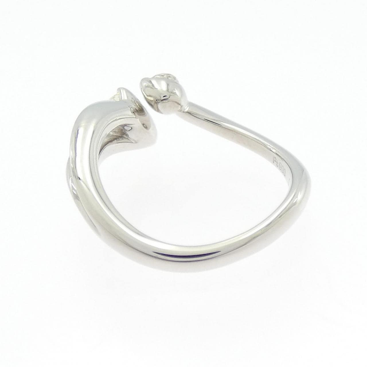 PT900鑽石戒指，0.464克拉