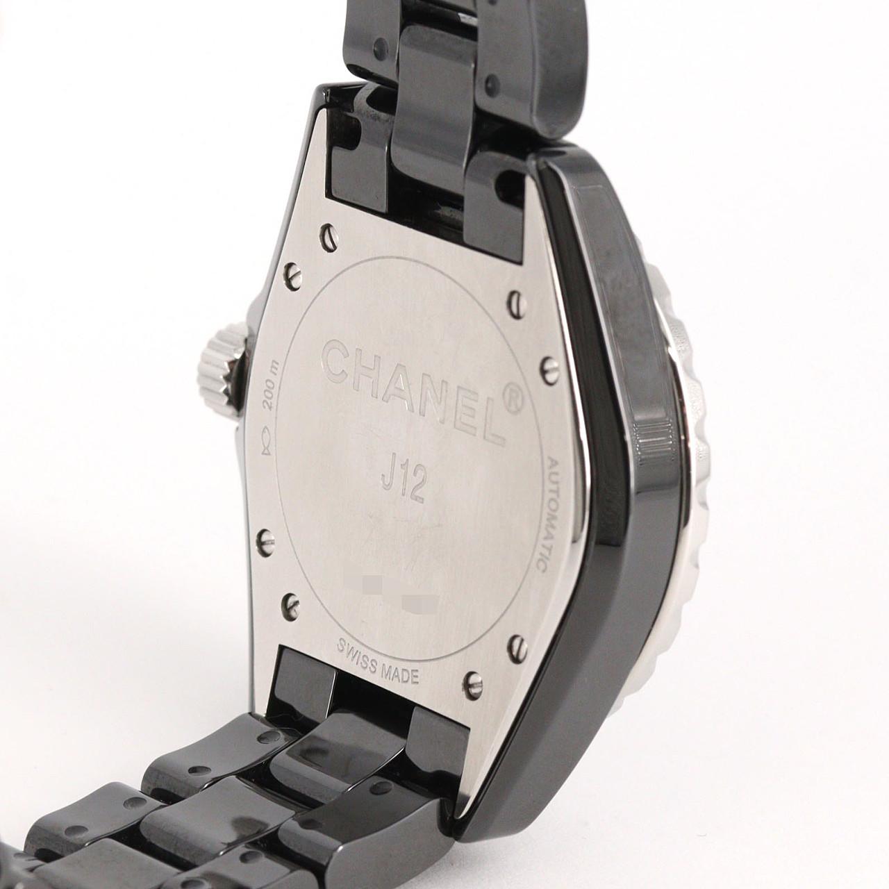 【ノーメンテナンス還元価格】シャネル J12 38mmセラミック･12P H1626 セラミック 自動巻