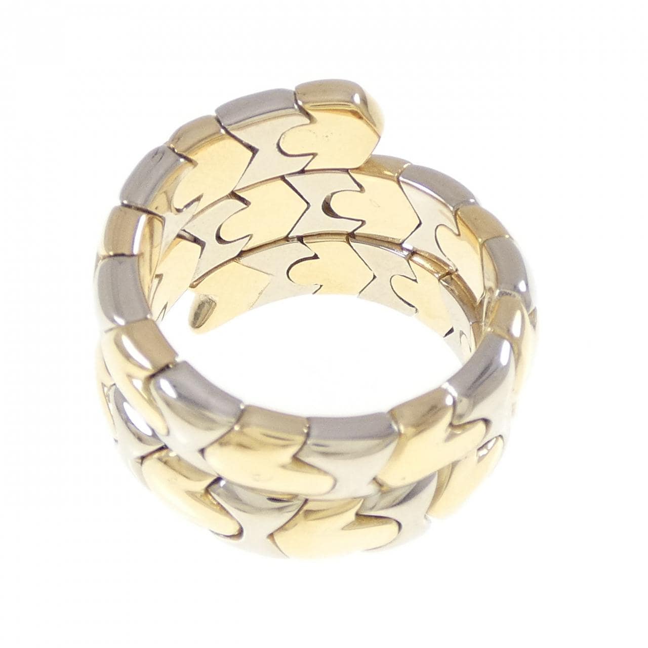 ブルガリ 750YG/750WG リング