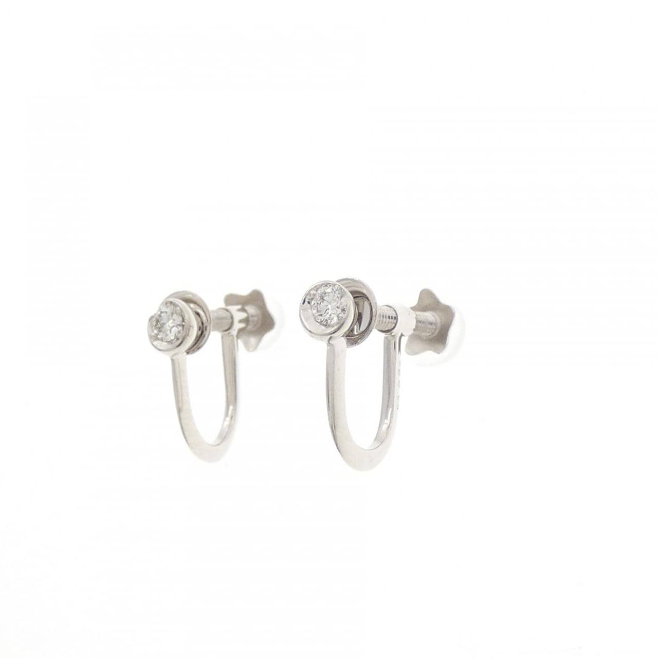 スタージュエリー ダイヤモンド イヤリング 0.08CT