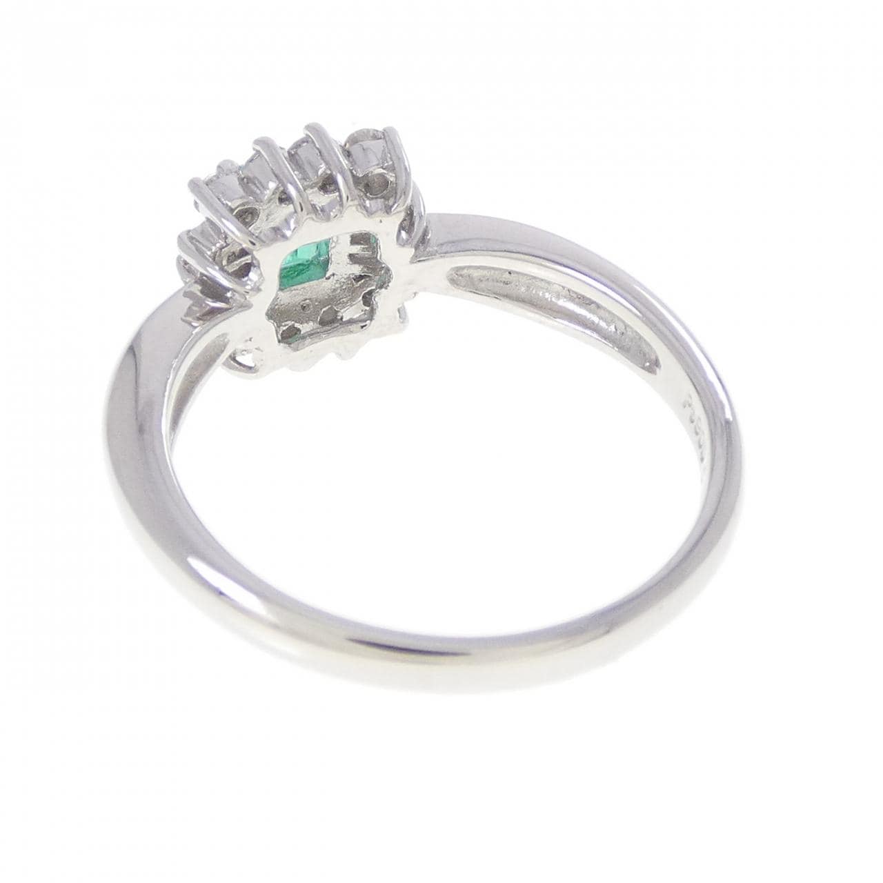 PT900 エメラルド リング 0.31CT