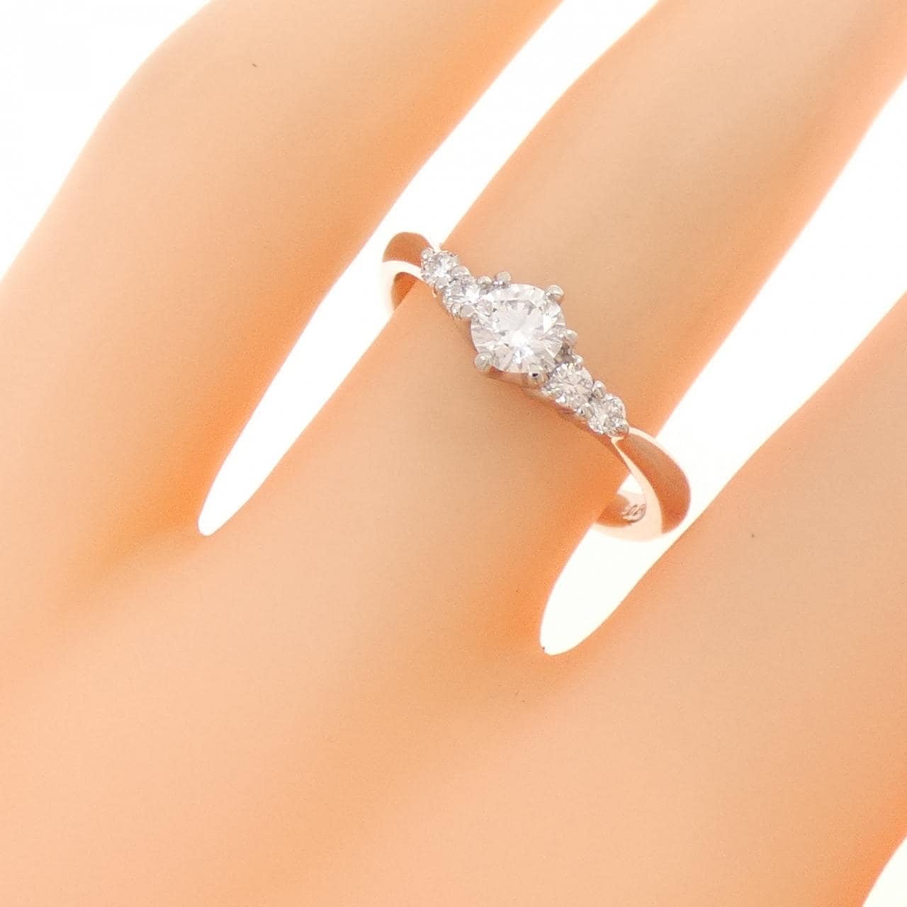 PT900 ダイヤモンド リング 0.243CT F VS2 EXT