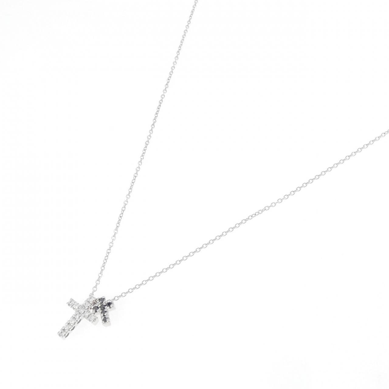 ポンテヴェキオ クロス ネックレス 0.11CT