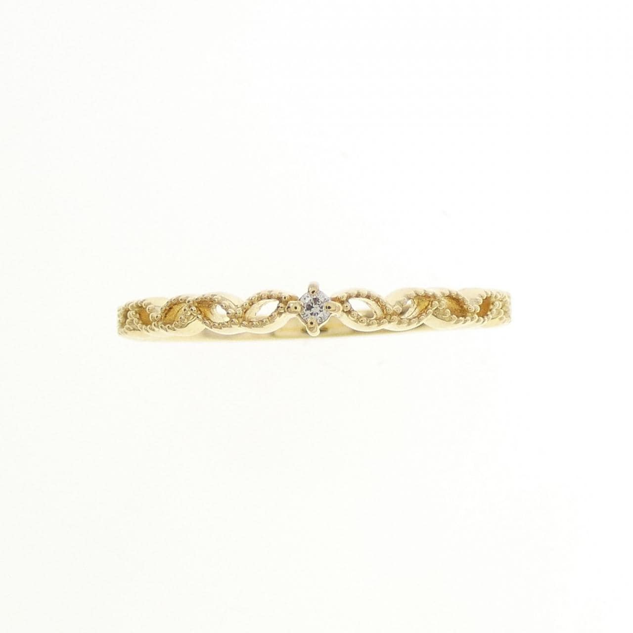 K18YG ダイヤモンド リング 0.01CT