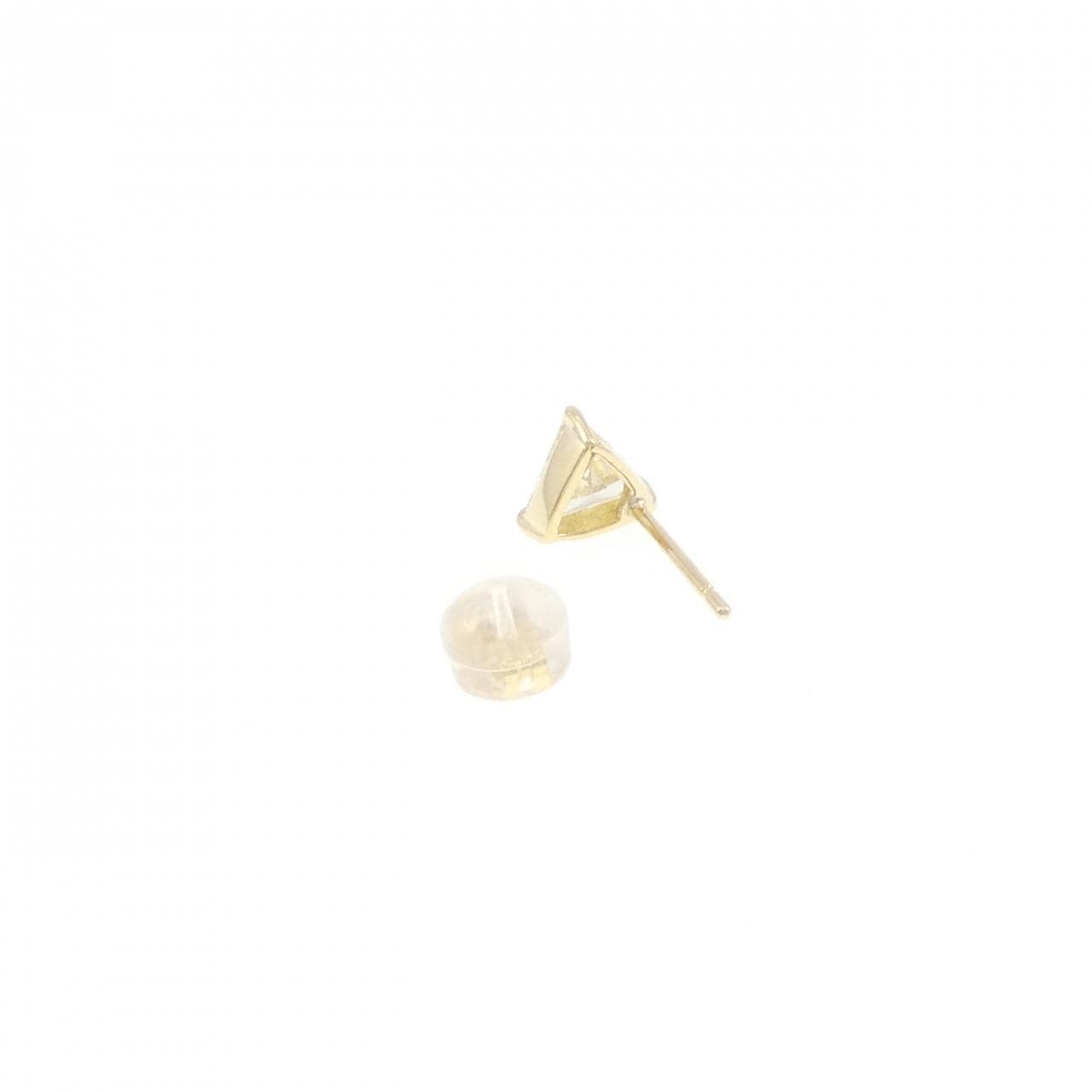 K18YG ダイヤモンド ピアス 0.480CT 片耳