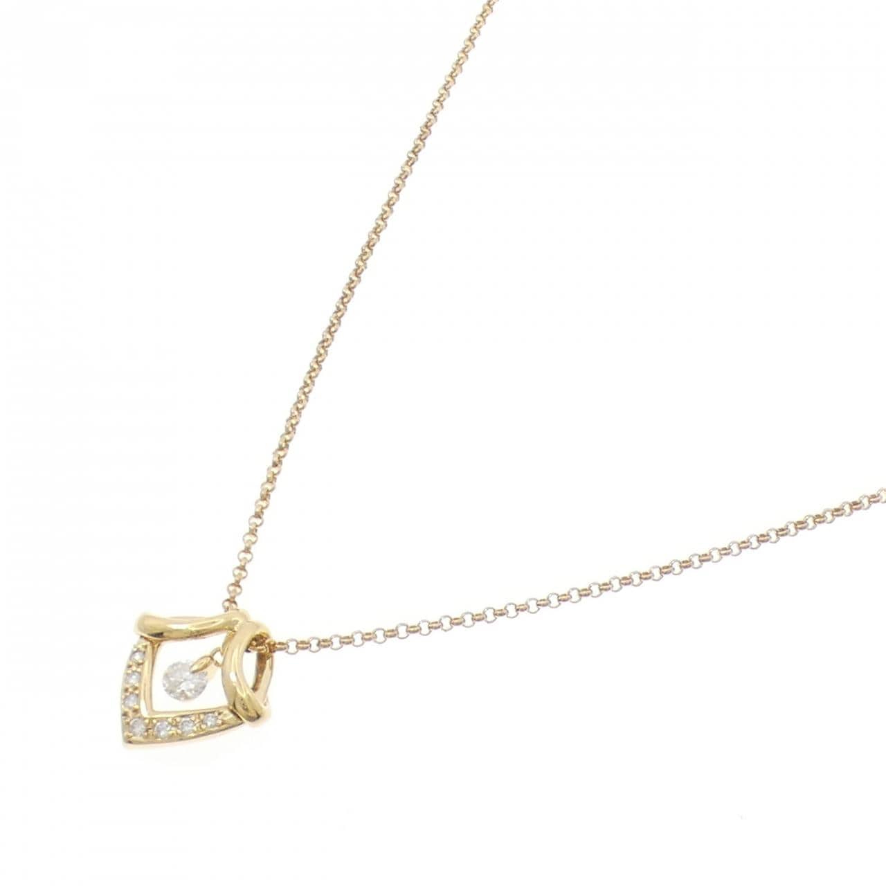 K18YG ダイヤモンド ネックレス 0.270CT