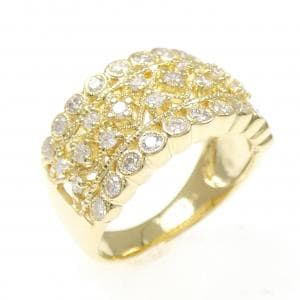 K18YG ダイヤモンド リング 0.80CT
