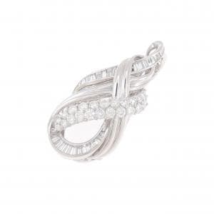 PT900 ダイヤモンド ペンダント 2.08CT