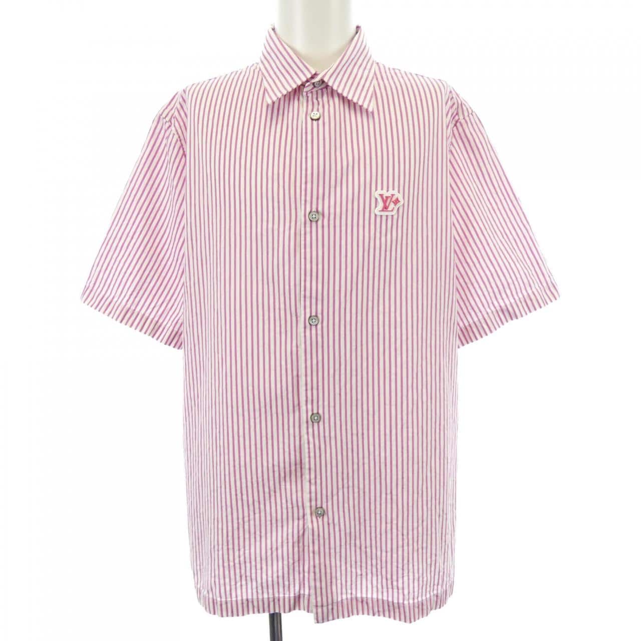 ルイヴィトン LOUIS VUITTON モノグラムストライプショートスリーブシャツ HTS37WUVD S／Sシャツ