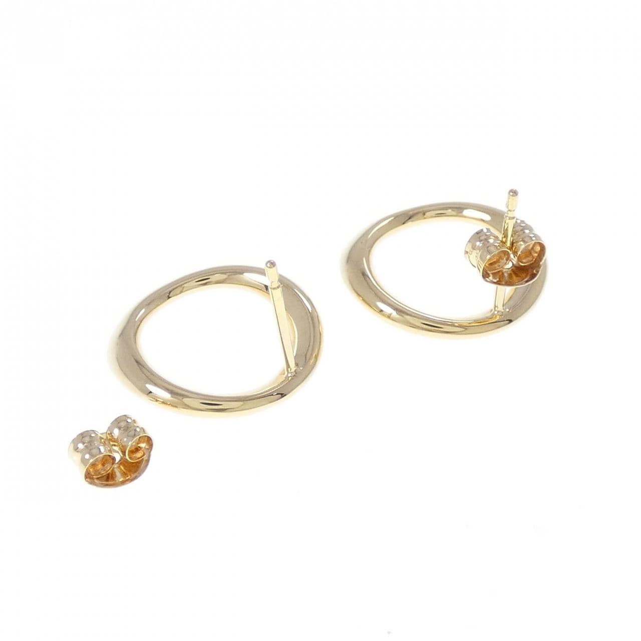 4゜C K18YG ピアス