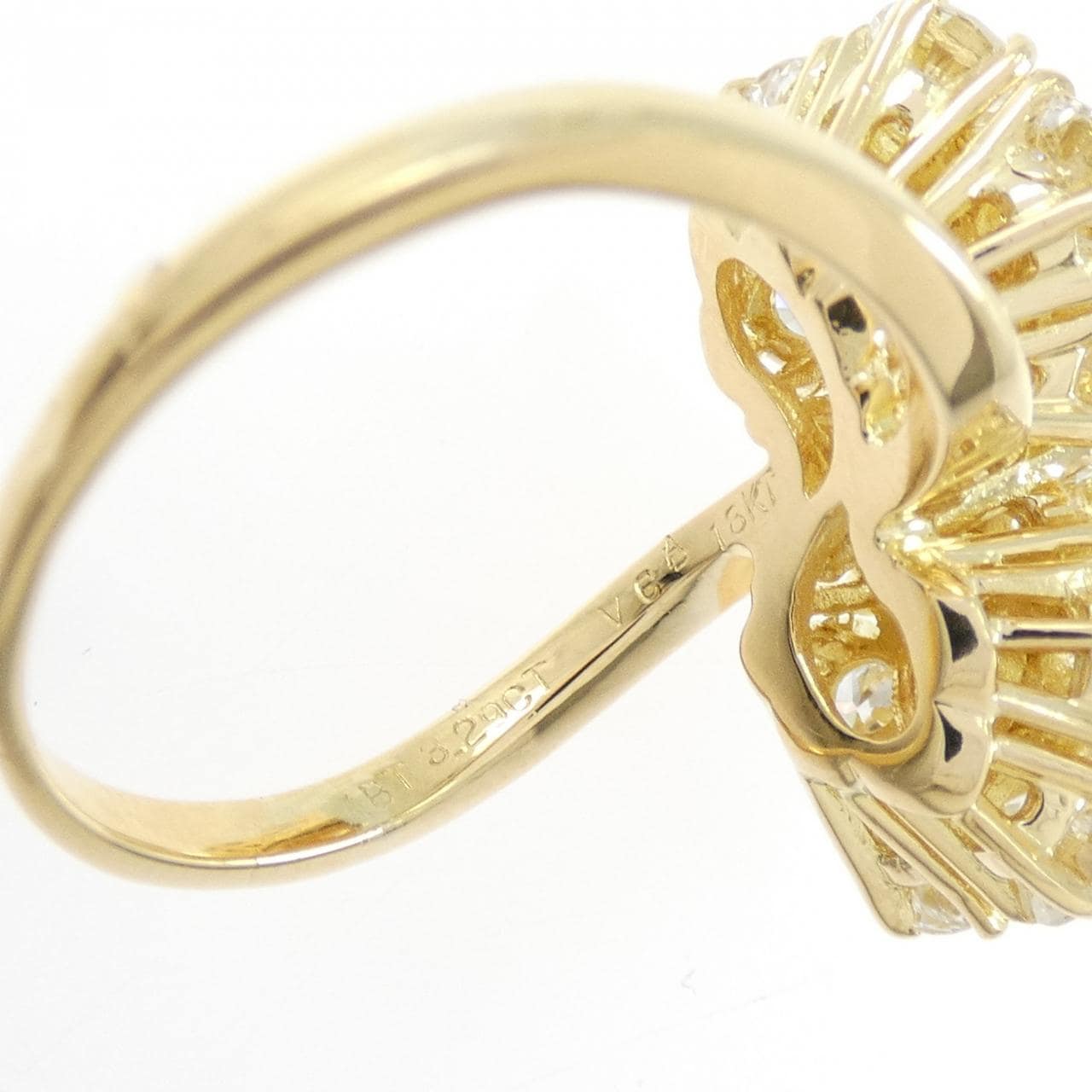 【ヴィンテージ】ヴァンクリーフ&アーペル フルーレット リング 3.29CT