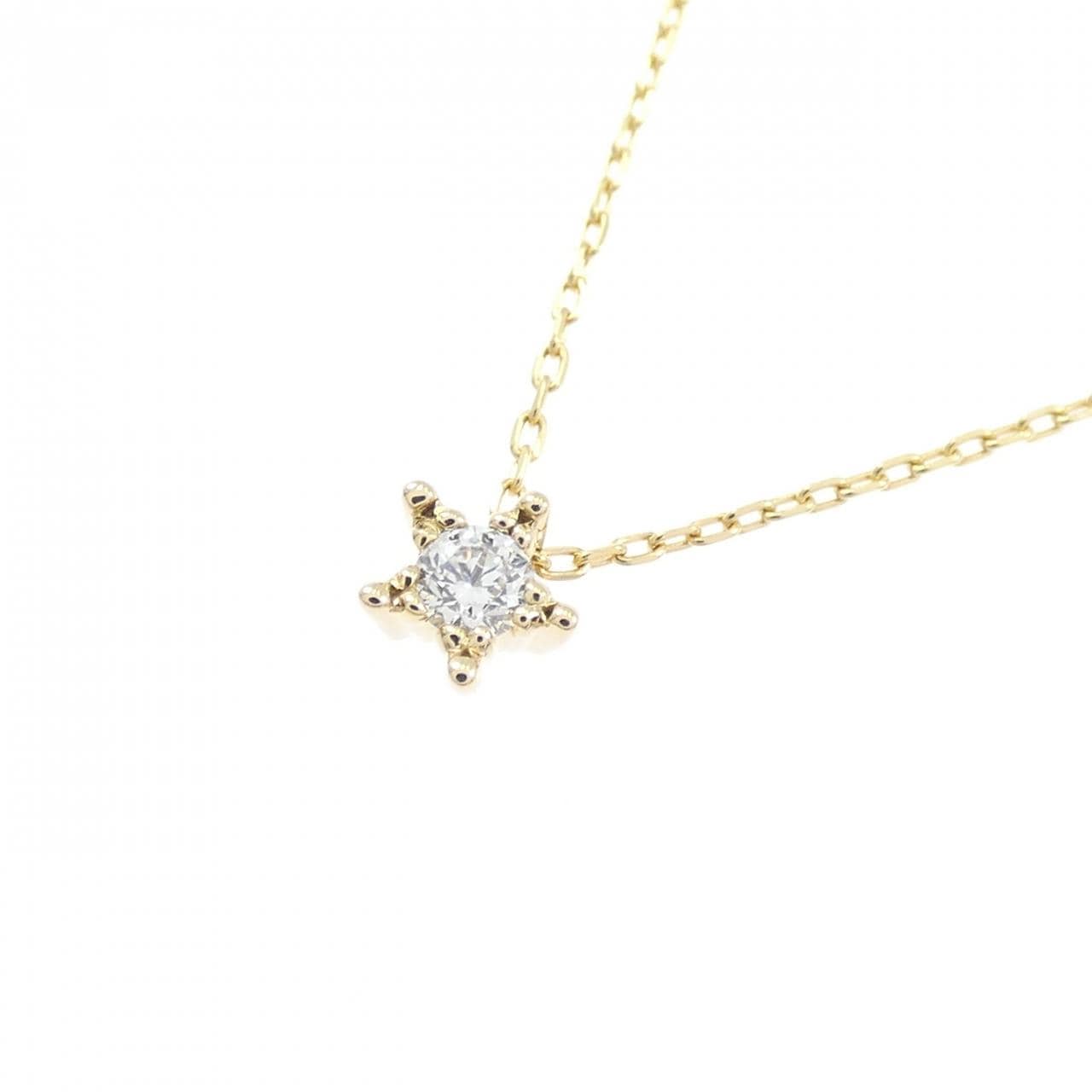 スタージュエリー スター ダイヤモンド ネックレス 0.04CT