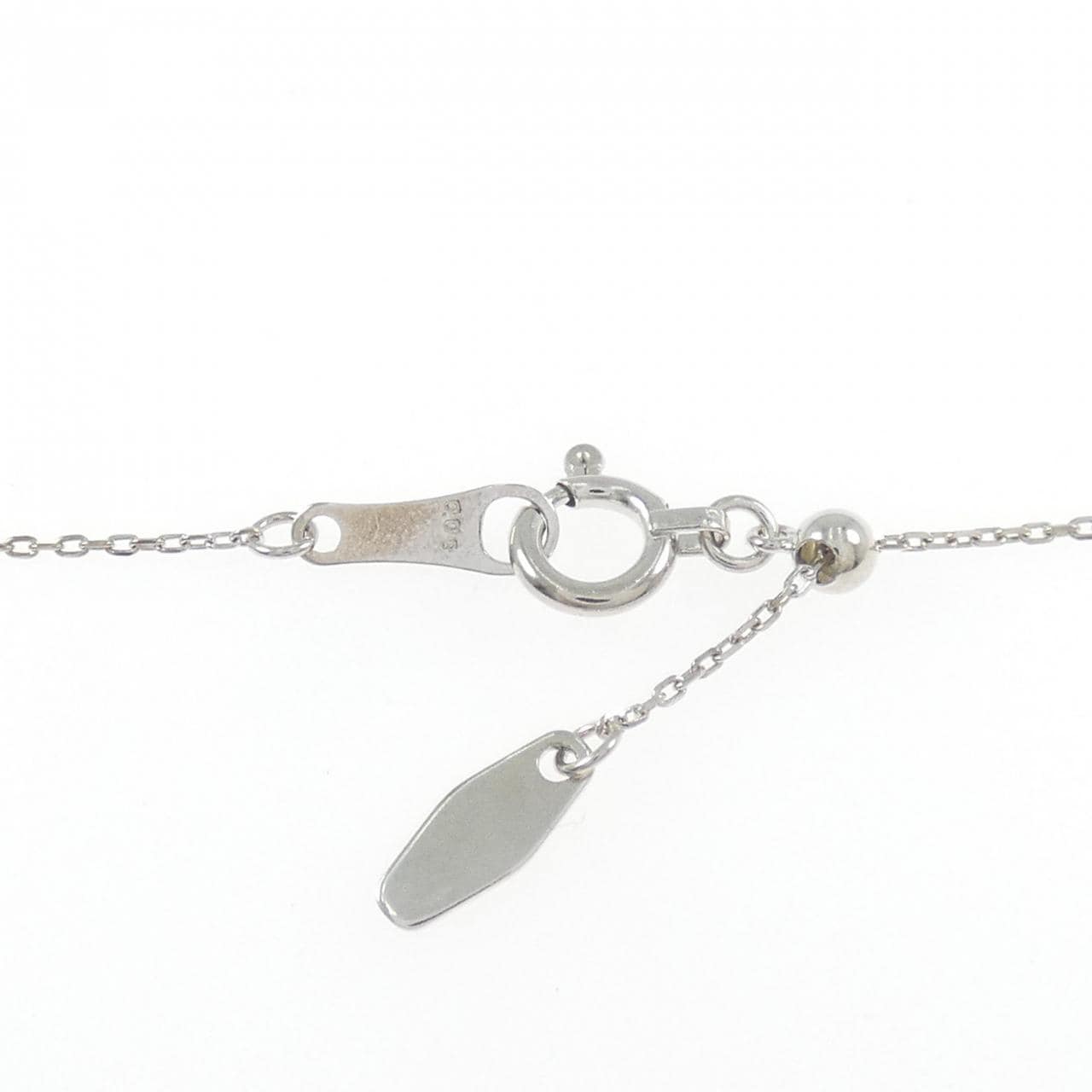 K18WG ダイヤモンド ネックレス 0.08CT