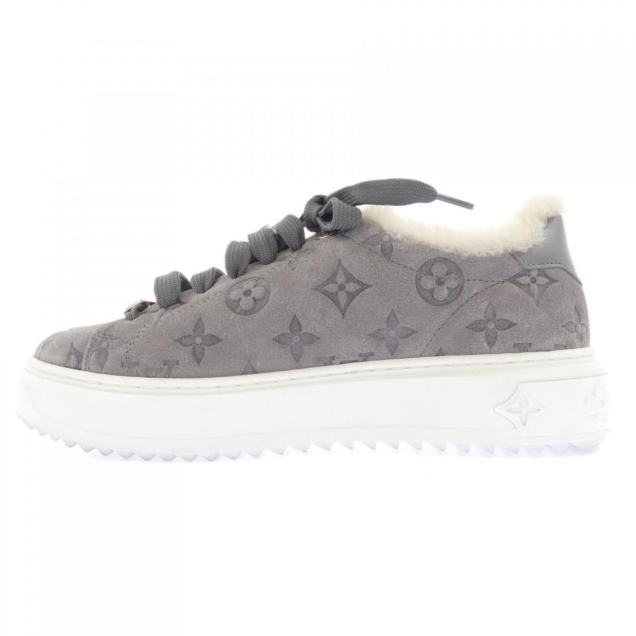 ルイヴィトン LOUIS VUITTON モノグラム フラワーモチーフ タイムアウトライン スニーカー