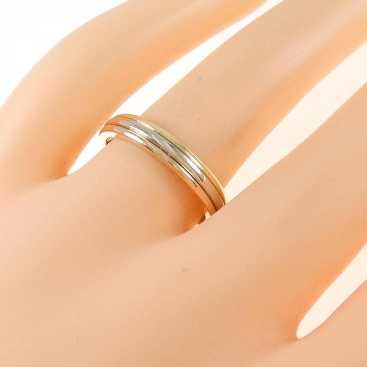 Cartier three gold wedding ring