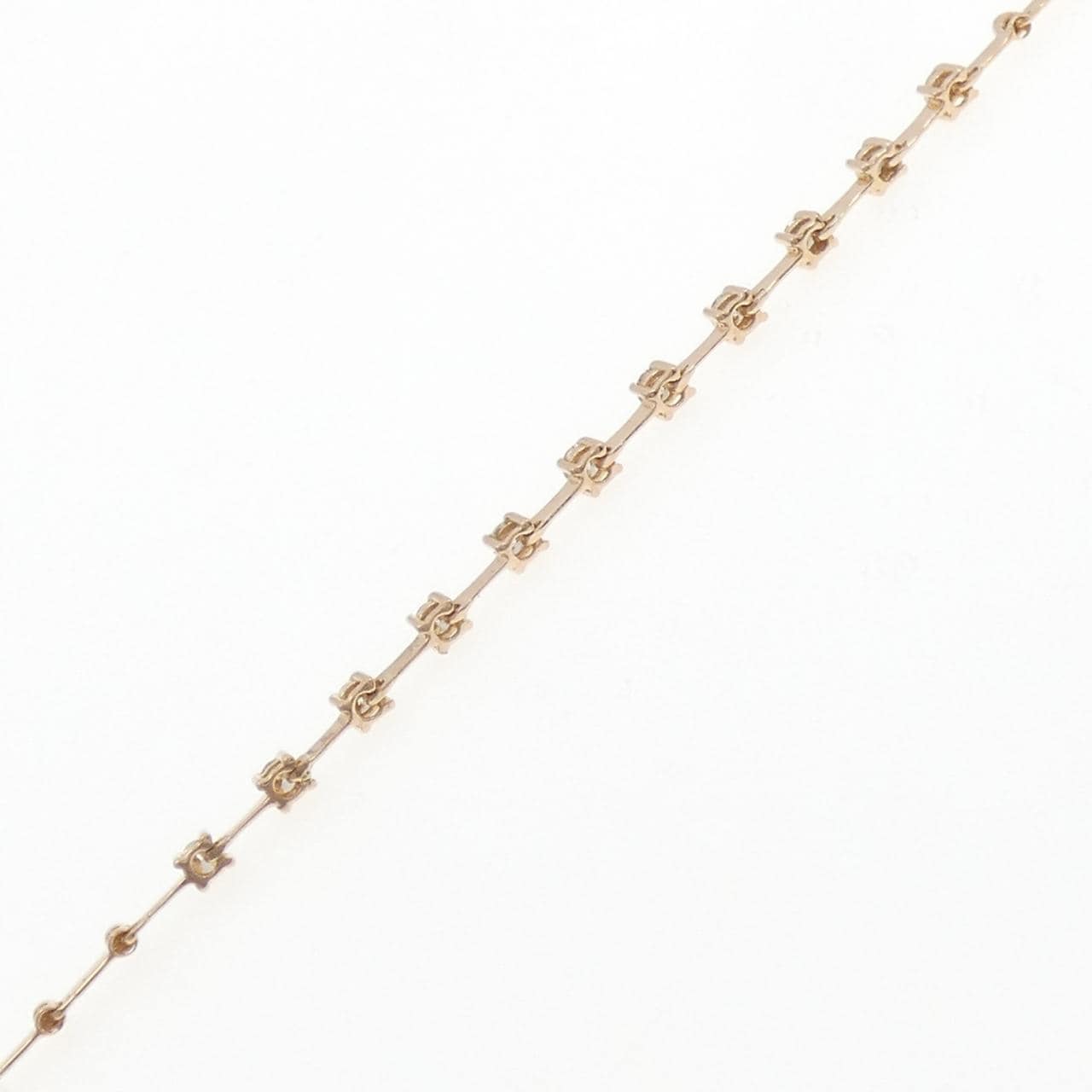 K18PG ダイヤモンド ブレスレット 0.50CT