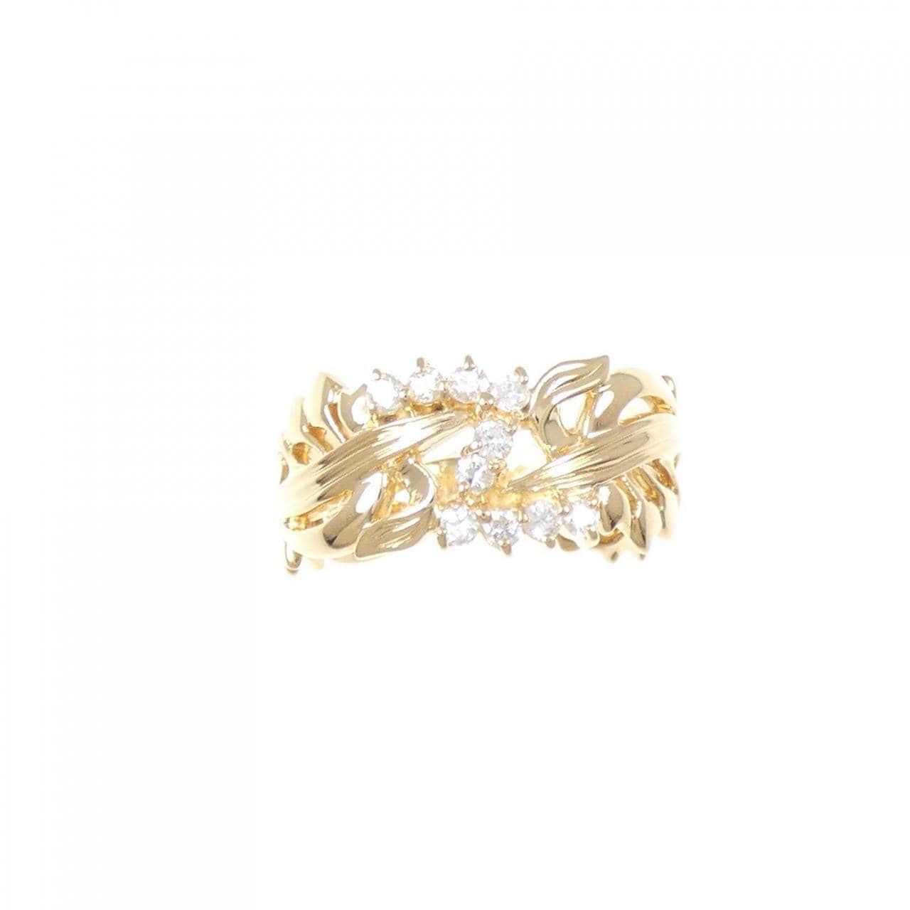 K18YG ダイヤモンド リング 0.23CT