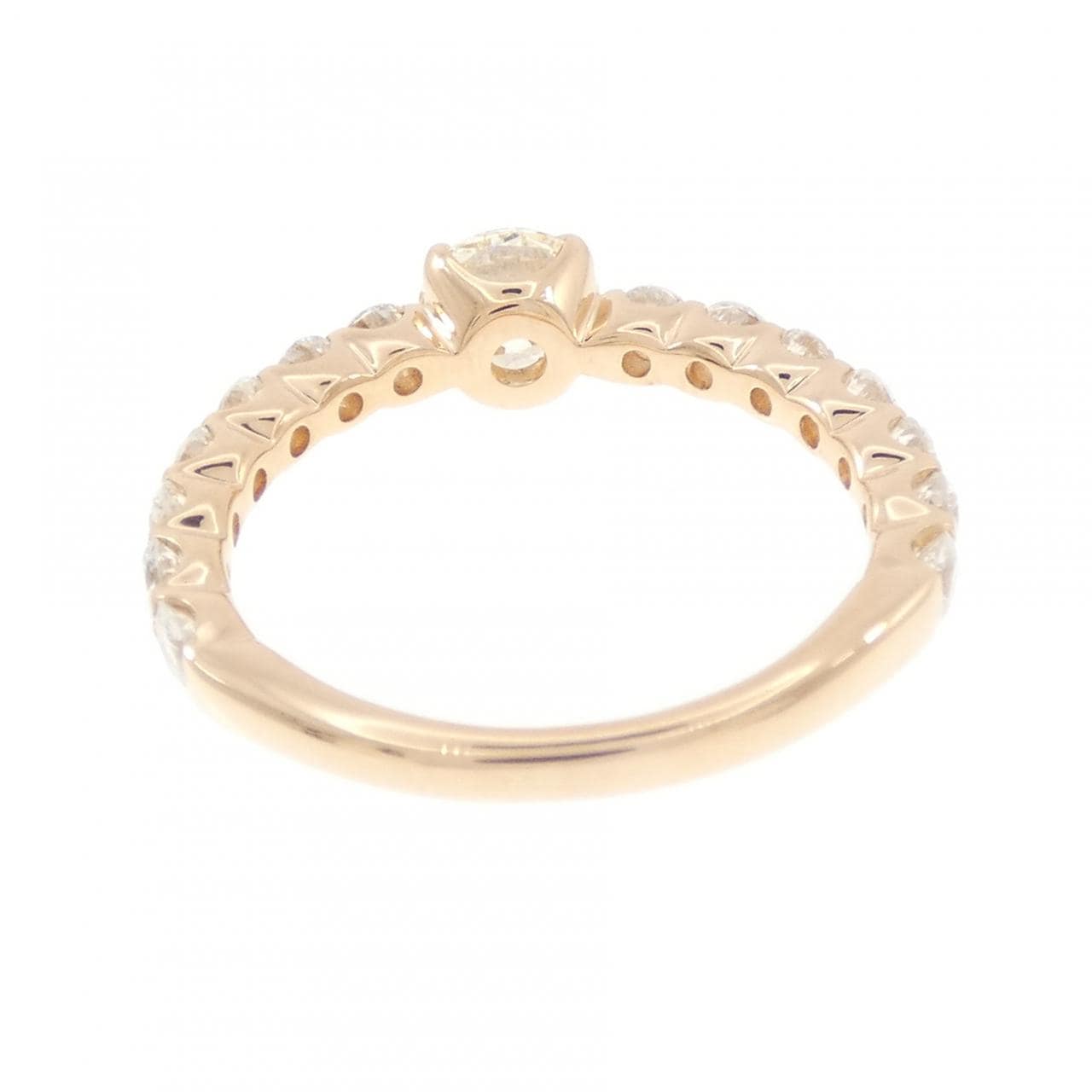 K18PG ダイヤモンド リング 0.525CT