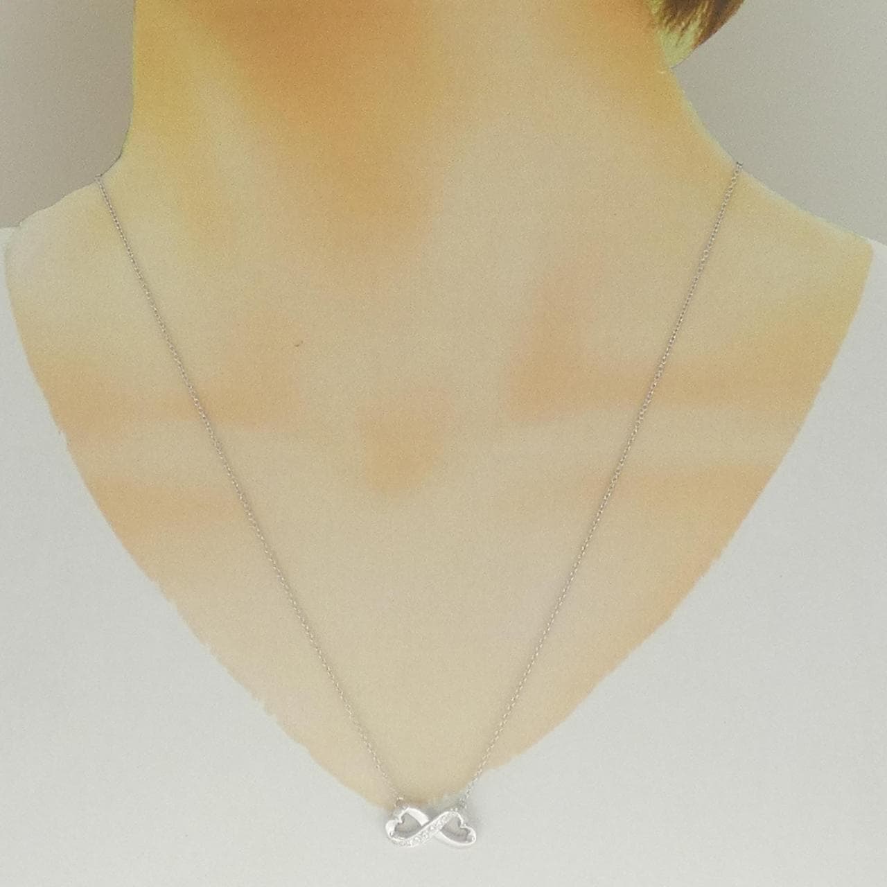 ティファニー ダブルラビングハート ネックレス