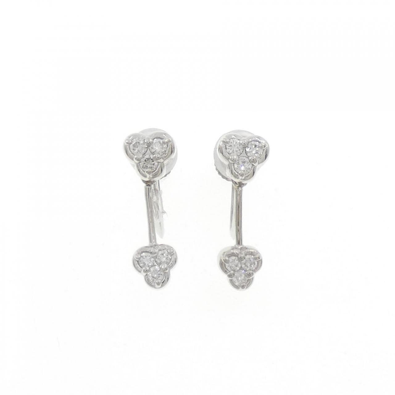 PT900 ダイヤモンド イヤリング 0.30CT