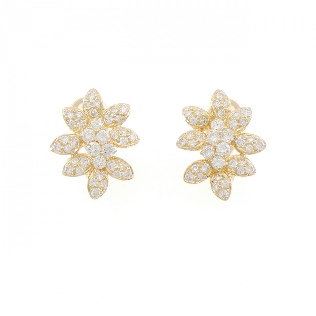 750YG ダイヤモンド ピアス 2.30CT