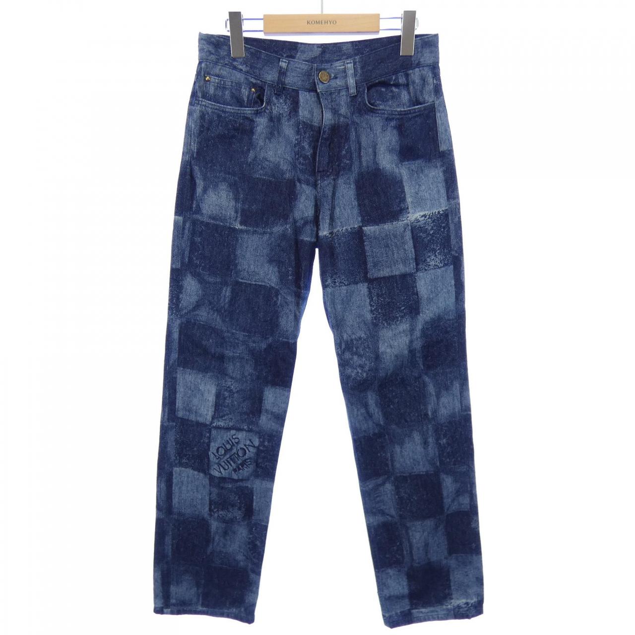 ルイヴィトン LOUIS VUITTON ソルトプリントデニムパンツ HLD03WDR0 ジーンズ