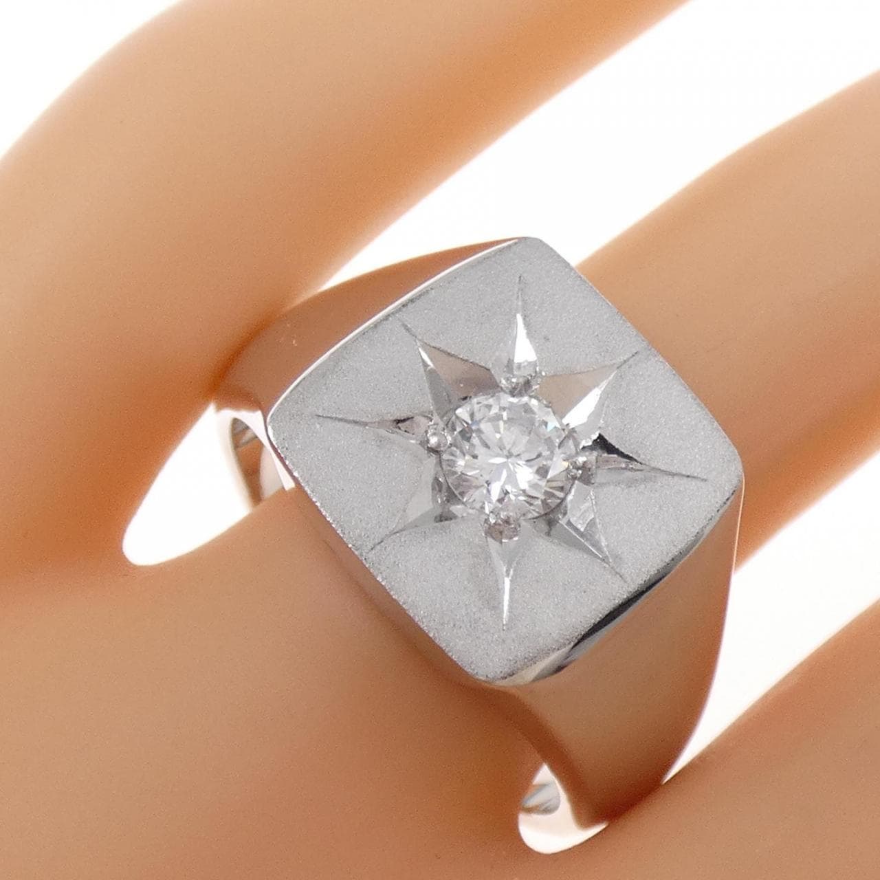 コメ兵｜PM 印台 ダイヤモンド リング 0.403CT｜ジュエリー｜リング