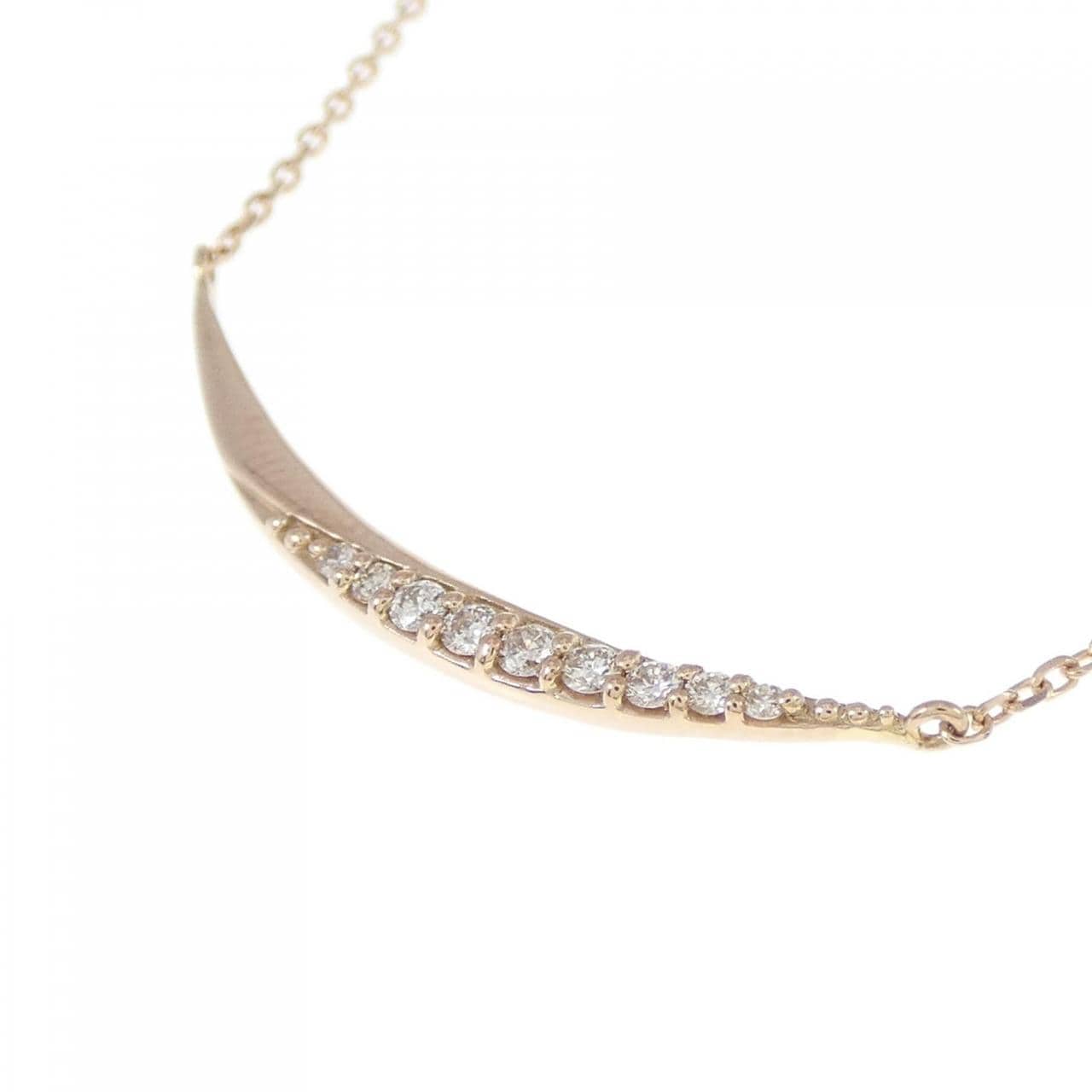 K18PG Diamond necklace