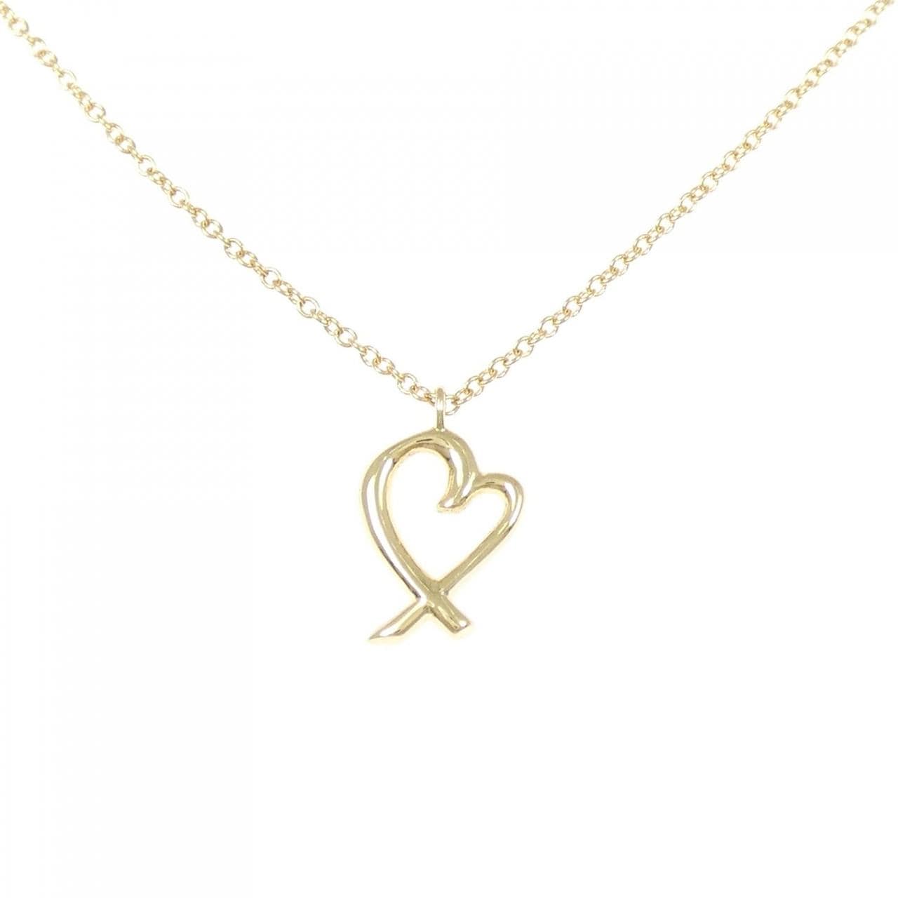 ティファニー ラビングハート ネックレス