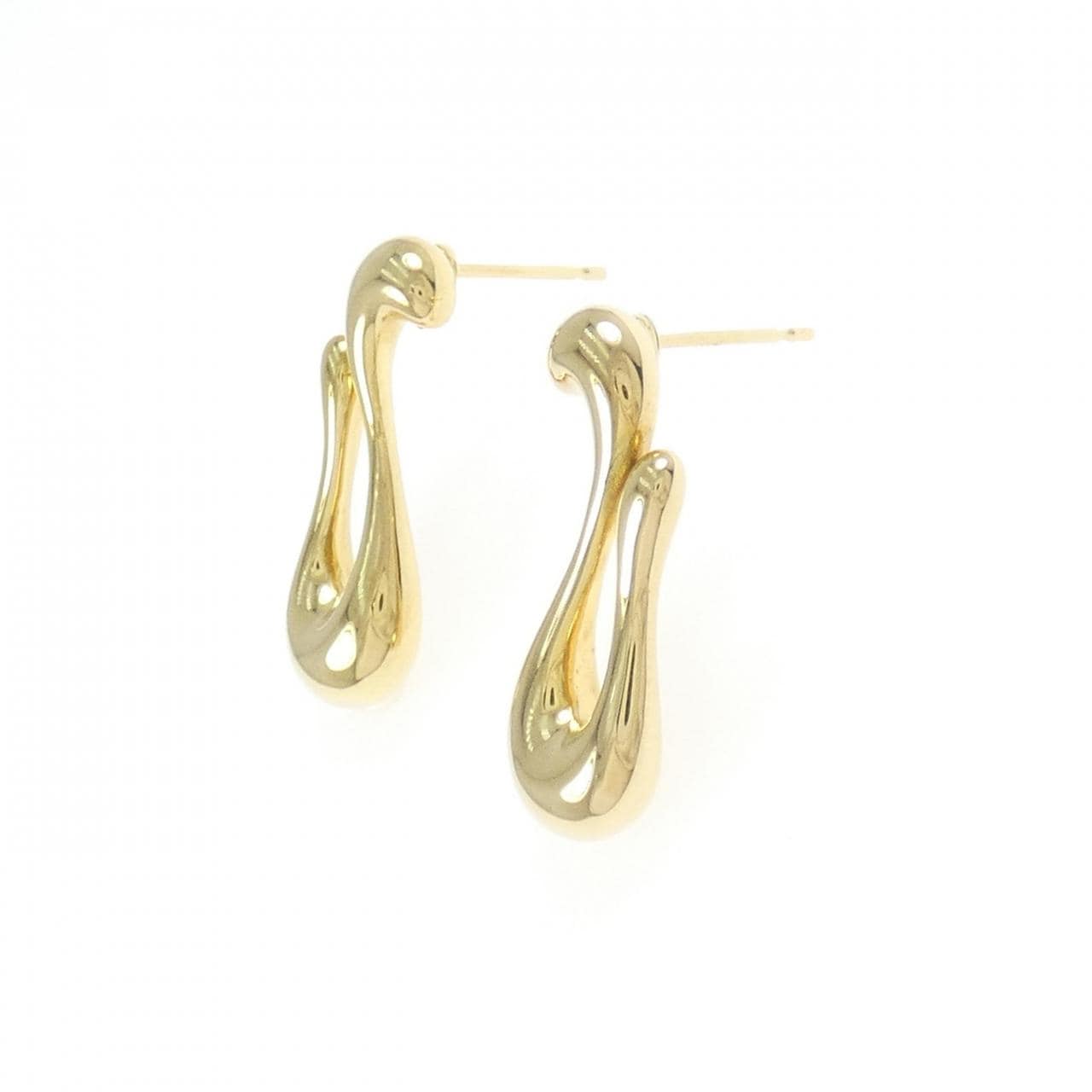 K18YG earrings