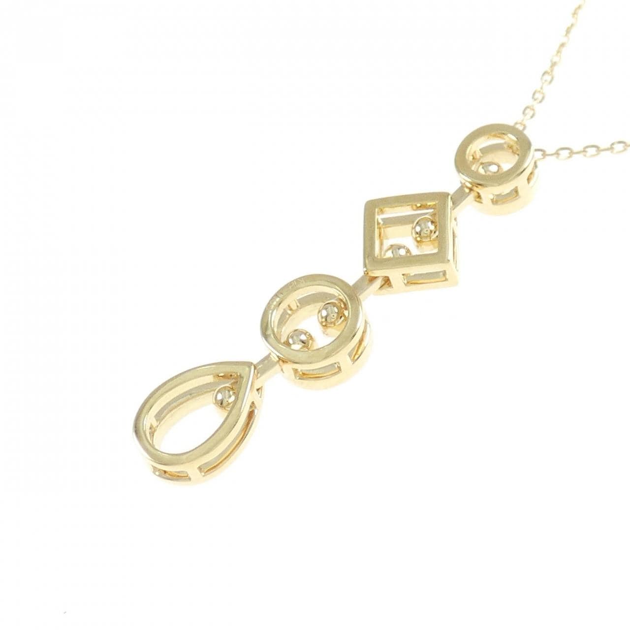 【新品】K18YG ダイヤモンド ネックレス 0.03CT