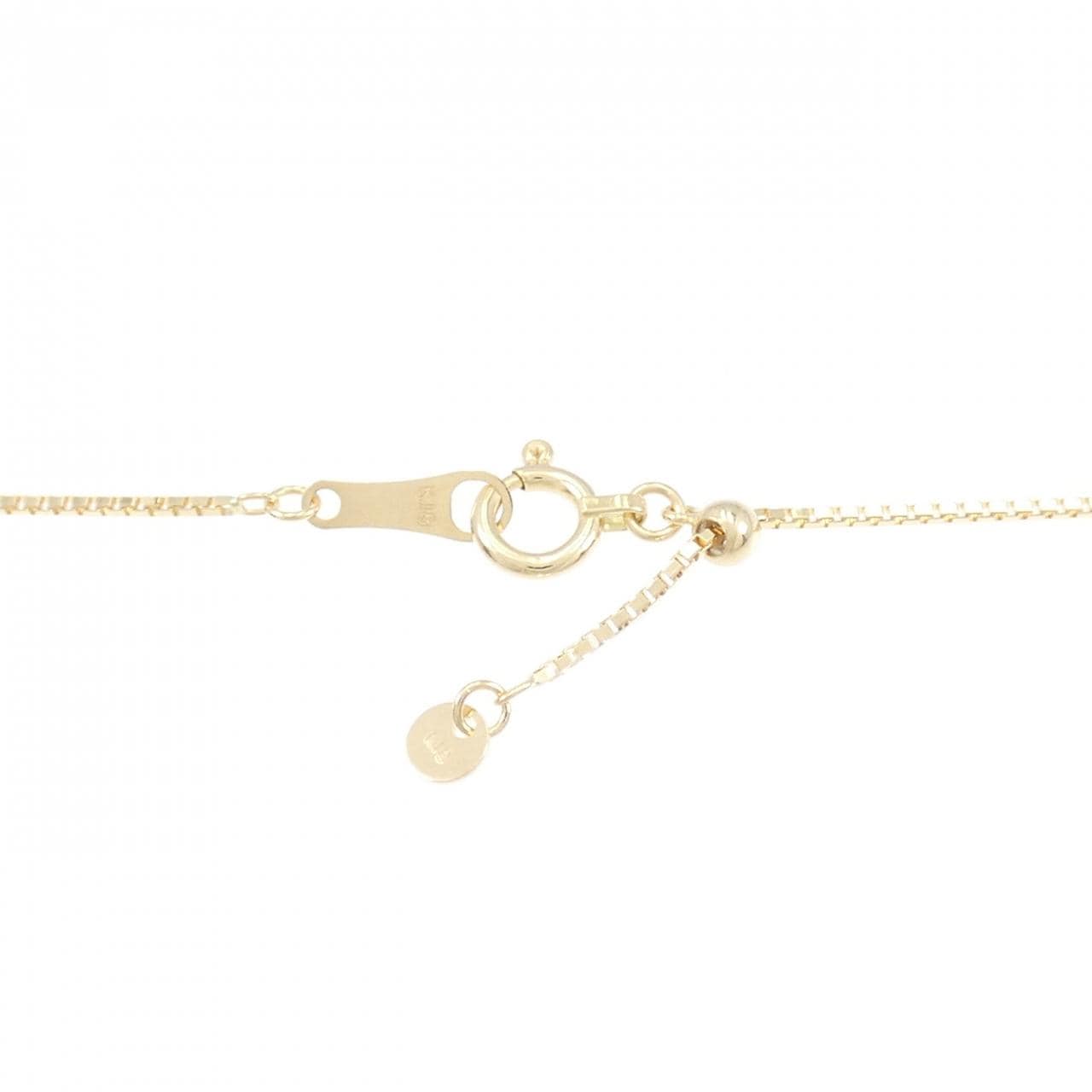 K18YG/PT900 ルビー ネックレス 0.22CT