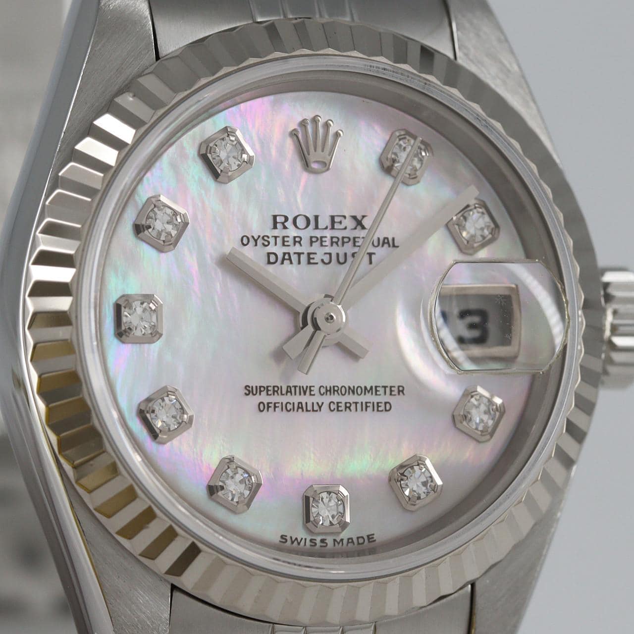 ロレックス デイトジャスト 79174NG SSxWG 自動巻 F番