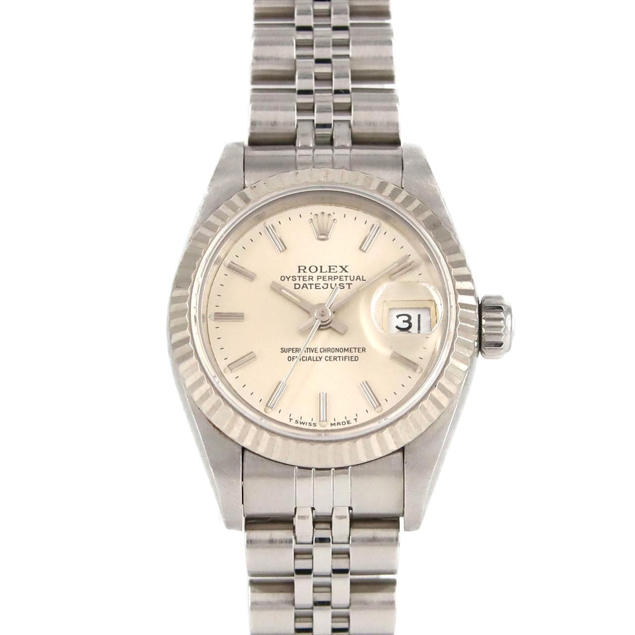 【ノーメンテナンス還元価格】ロレックス デイトジャスト 69174 SSxWG 自動巻 X番