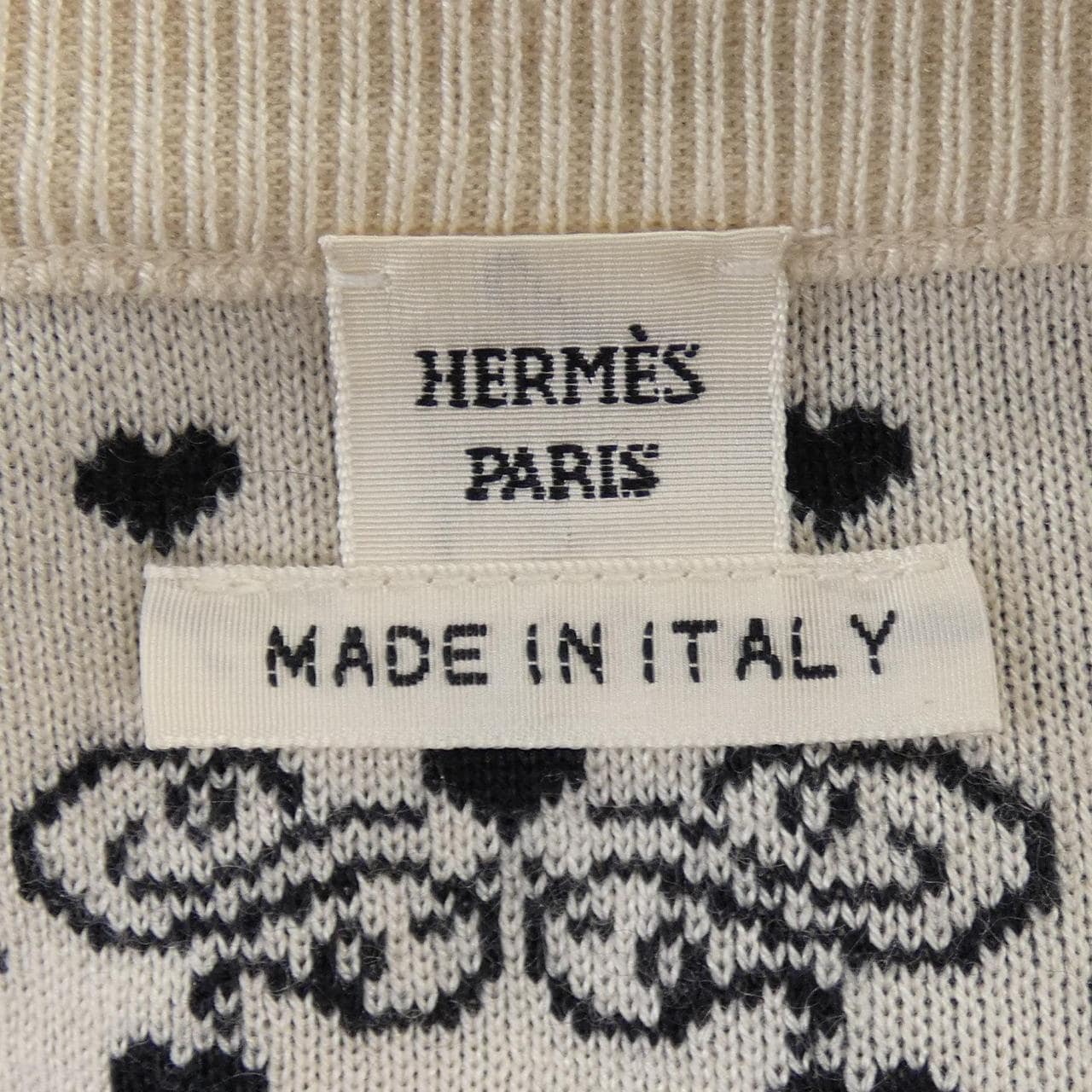 エルメス HERMES BRIDES DE GAlA LOVE *87-7711. カーディガン