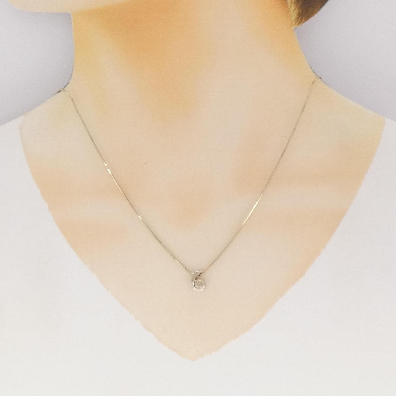 カシケイ フロート ネックレス 0.30CT