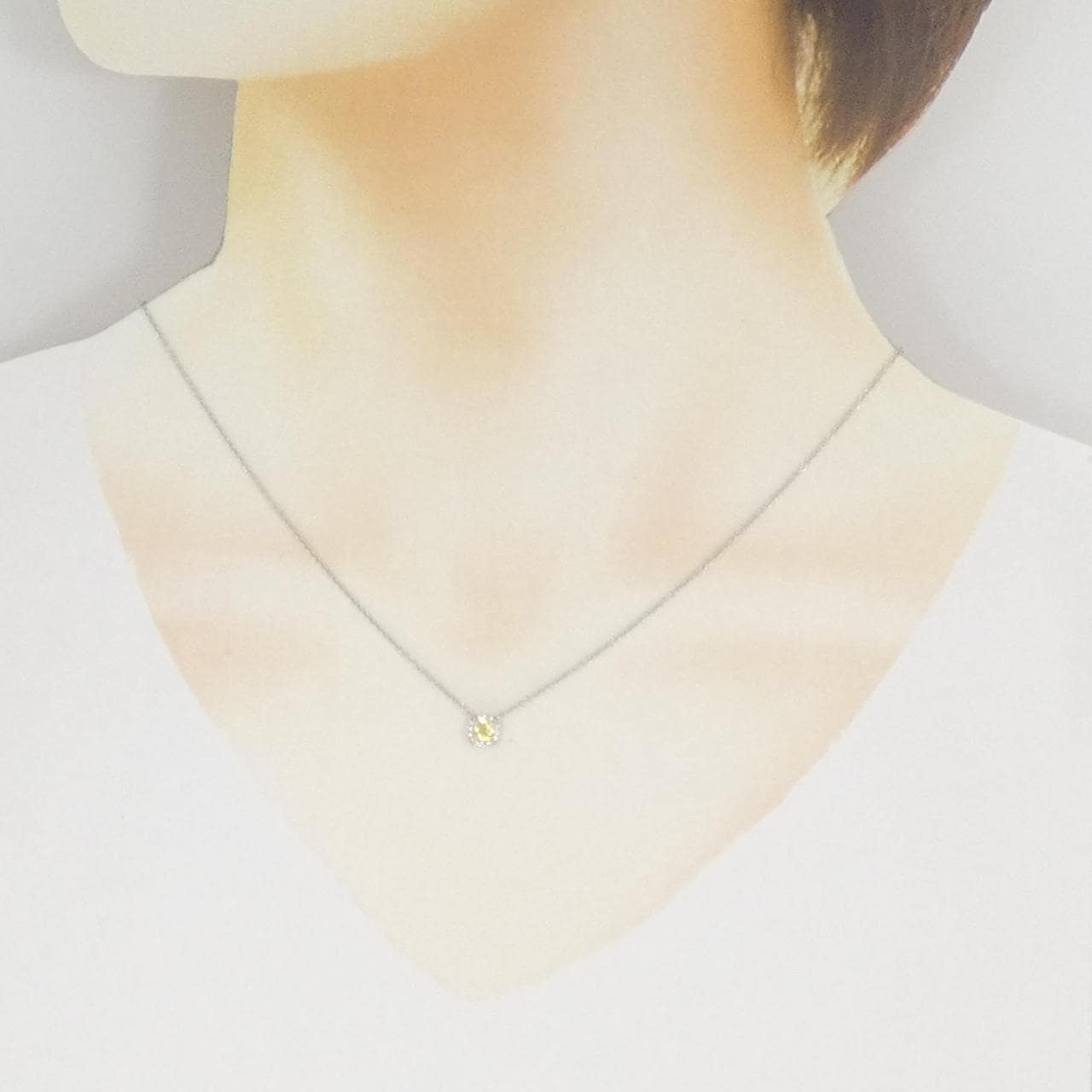 ティファニー ソレスト ネックレス 0.24CT FVY IF
