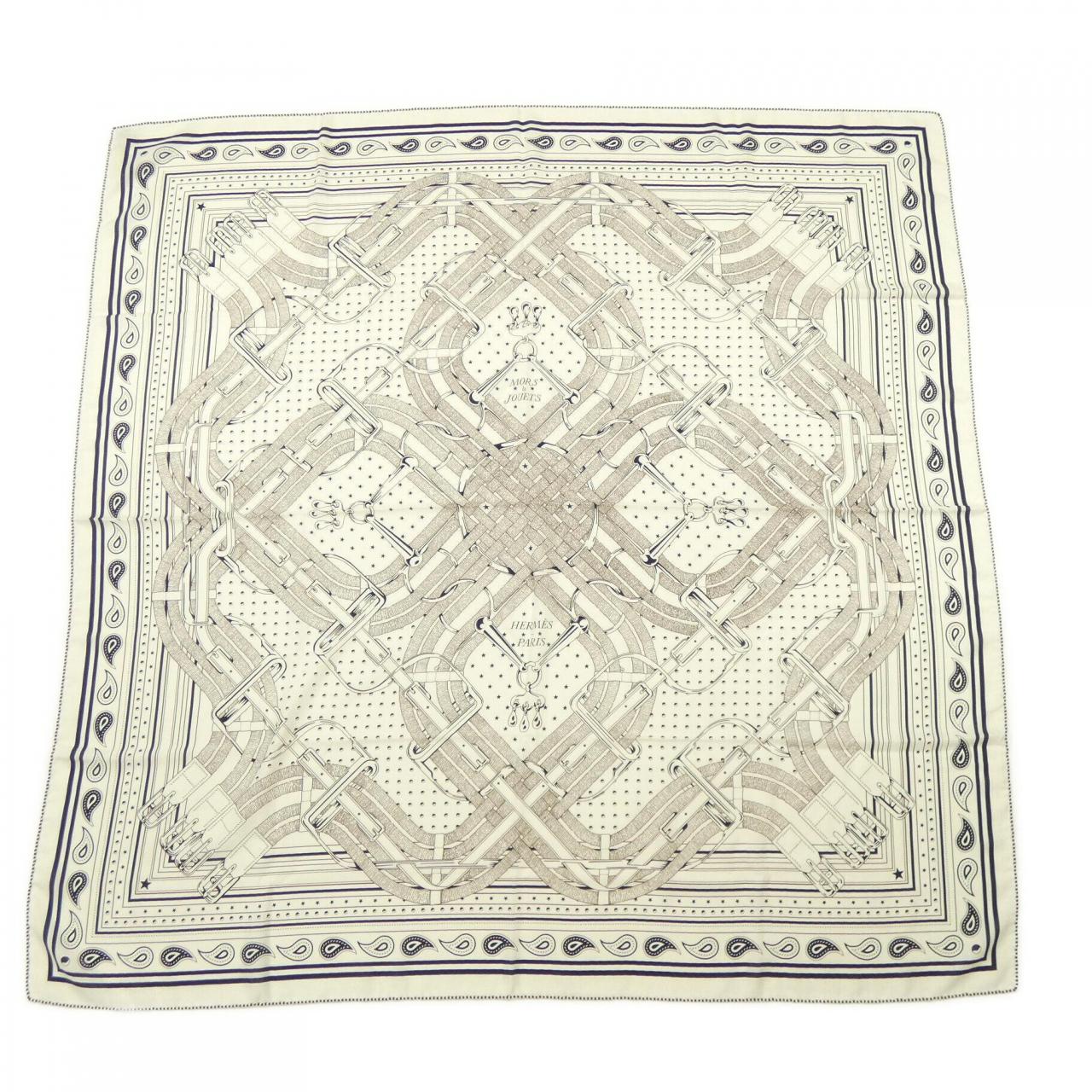 エルメス HERMES MORS A JOUETS BANDANA H244354S ショール