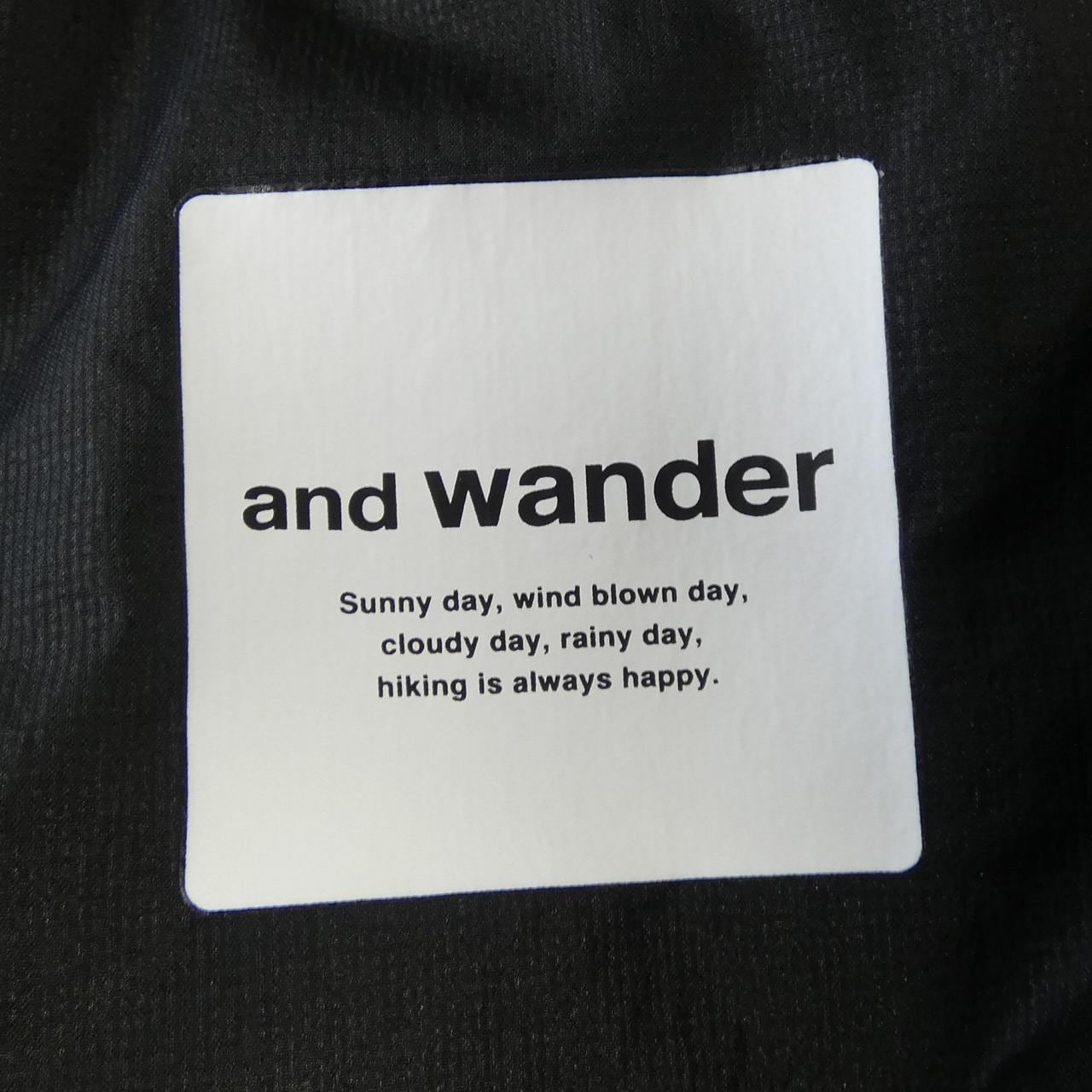 アンドワンダー and wander 574-6181043 ブルゾン