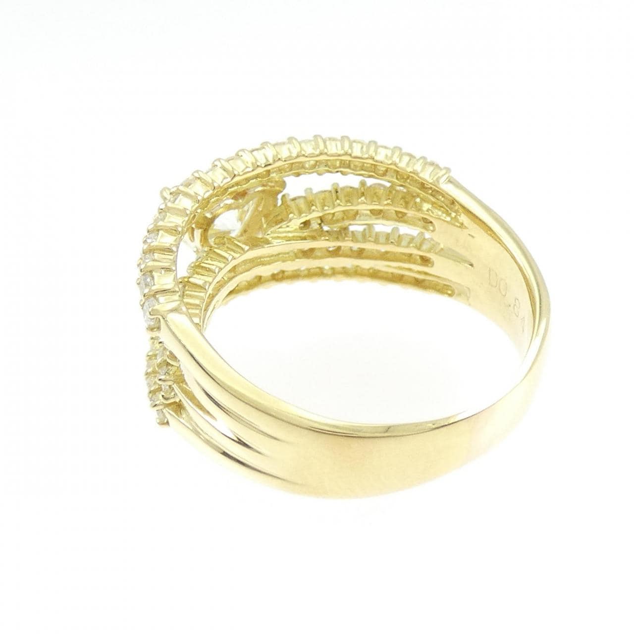 K18YG ダイヤモンド リング 0.719CT VLY VVS2 ハートシェイプ